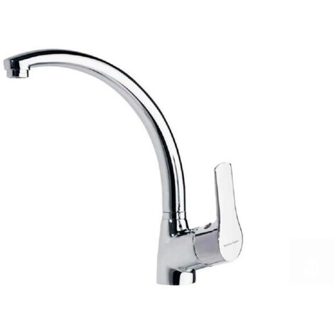 Mitigeur de cuisine bec haut orientable – Finition chromée – Cartouche céramique Ø35mm – Débit 12 l/min – Résistance aux chocs thermiques – Ramon Soler (1/2)