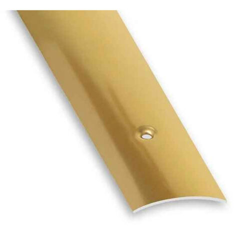 CQFD - Barre de seuil a visser acier laiton 3 x 83 cm
