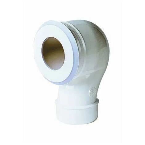 Nicoll – Coude WC 90° vertical diamètre 80 mm – Raccord mâle pour plomberie – CWP38