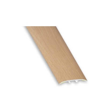 Barre de seuil design 2 en 1, hêtre, 3.8x83cm.