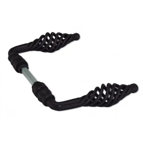 Béquille double Bretagne en fer noir – Carré 7 mm pour installation facile – Élégante et durable pour portes intérieures – Dt 2000
