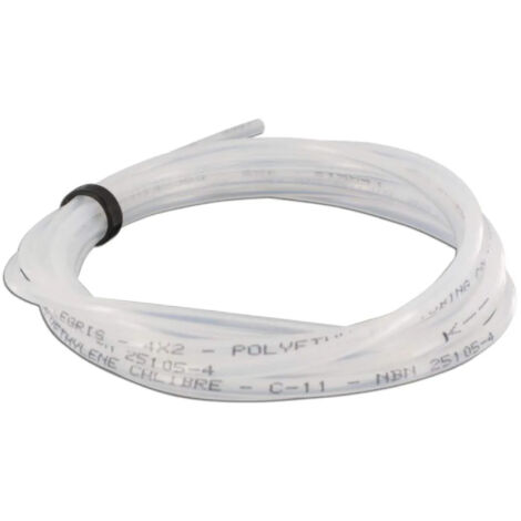 Presto – Tube rilsan 2,5m en polyamide blanc – Tuyau souple pour modèles DL300 et DL400 – Température de service max 80°C (1/4)