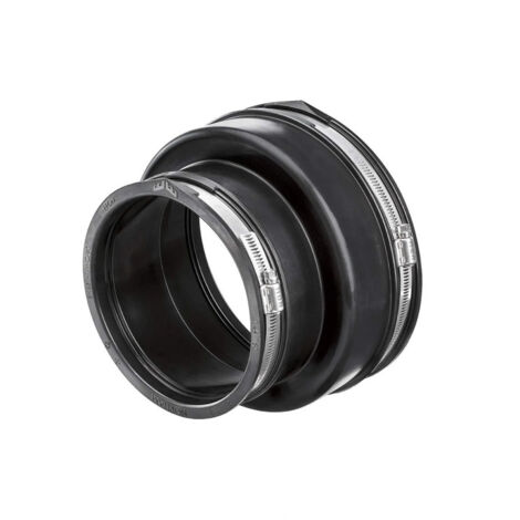 Norham – Raccord droit multicouche FLEXSEAL PLUS AC 0,6 Bar – Réparation multi-matériaux 100-125 mm – Colliers inox AISI 304 – Tenue à -40°C/+140°C