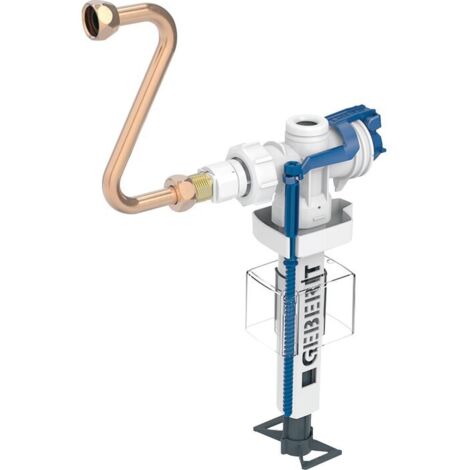 Robinet flotteur GEBERIT à alimentation latérale pour réservoir encastré. (1/2)