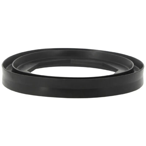 Joint à lèvre pour WC – Diamètre 110 mm – Épaisseur 14 mm – Largeur empreinte 75 mm – Étanchéité optimale pour chasse d'eau – Besoin D'Habitat