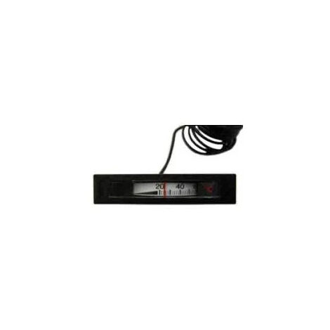 Thermomètre rectangulaire 68x14 mm sonde 1500 mm, 20 à 120 degré (1/2)