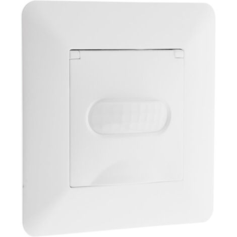 Interrupteur automatique encastrable blanc – Installation encastrée – Conception élégante pour tous styles – Pour éclairage intérieur – Artezo