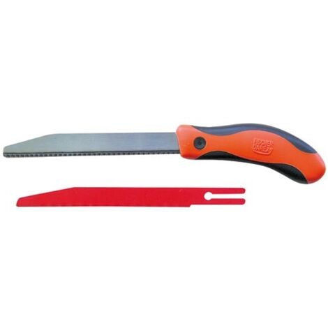 Fischer Darex – Scie à voleur 180mm pour bois et métal – 2 lames bi-matière – Coupe nette sans éclat – Pour espaces confinés