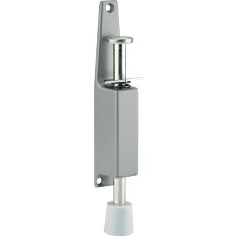 Arrêt de porte longueur 150mm couleur argent (1/5)