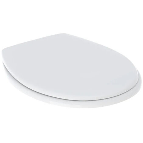 Geberit – Abattant WC à fixation par le dessous – Thermoplastique haute qualité – Installation facile – Entretien anti-calcaire – 15.5cm entraxe