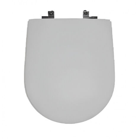 Abattant WC horizontal 2085066 – Fibre de bois MDF et PVC – Fixation horizontale – Compatible GALA Marina avant 2007 – Coloris gris Manhattan
