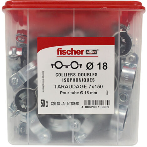 Collier isophonique double - 18 mm - Fischer