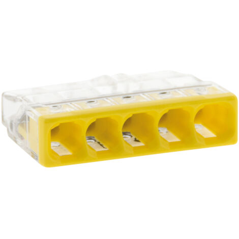Sachet de 10 bornes 5 entrées série 2273 - Wago (1/5)