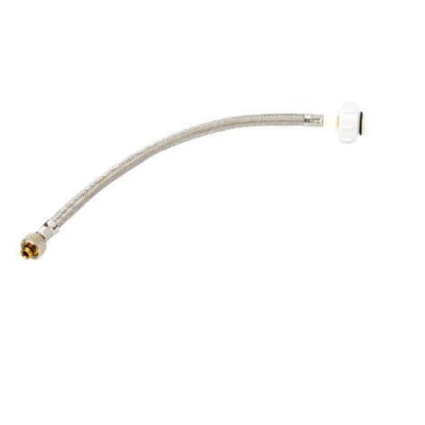 Tuyau de raccordement flexible pour robinet – Longueur 1m – Filetage 1/2" – Pour réservoirs encastrés GEBERIT