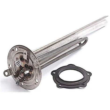 Ariston Group – Résistance blindée 3000W 380V – 5 trous – Longueur 490 mm – Diamètre 210 mm pour chauffe-eau électrique