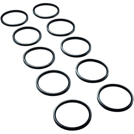 Grohe – Lot de 10 joints toriques en caoutchouc – Étanchéité pour plomberie – Résistance à l'eau et aux produits chimiques – Dimensions standards