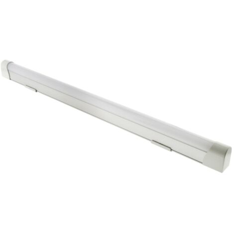 Zenitech – Réglette de salle de bain LED 18W 1700lm – Température de couleur 4000K – Protection IP20 – Dimensions 1225 x 30 x 43 mm (1/6)