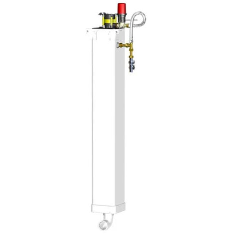 Réservoir de chasse d'eau dissimulé 3/6 litres – Installation facile en gaine technique – Compatible cuvettes 6/9 litres – PVC blanc silencieux – Clara
