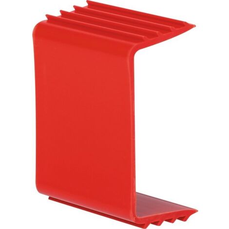 Ecolands – Etrier de fixation pour goulotte électrique – Tube rigide 80 mm – Installation propre et sécurisée – Accessoire câblage
