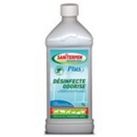 Désinfectant bactéricide pour animaux 1L – Parfum frais longue durée – Économique et concentré – Pour chenils, écuries, poulaillers – Saniterpen