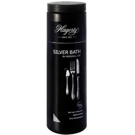 Bain professionnel pour couverts en argent 580 mL – Élimine ternissures et salissures – Panier inclus pour nettoyage rapide – Hagerty