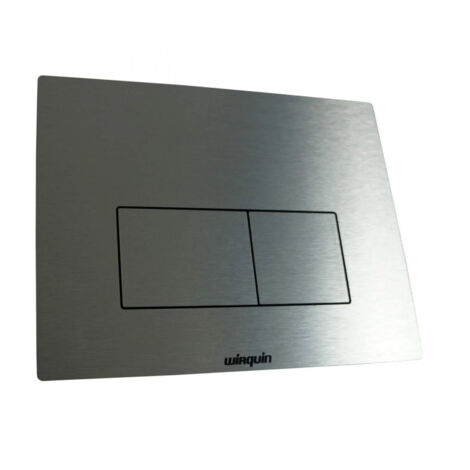 Plaque de commande pour bâti chasse design alu brossé