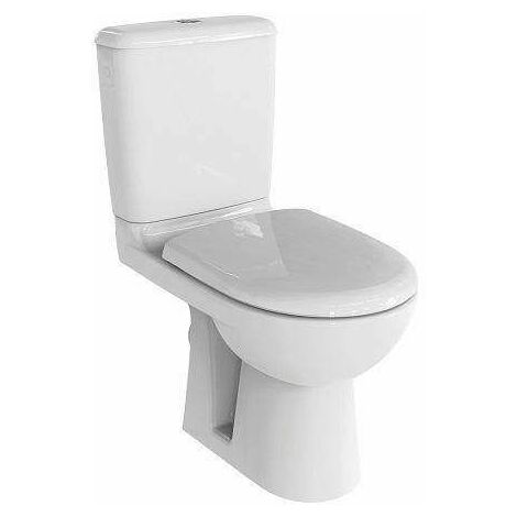 Pack WC PRIMA 6 sortie horizontale avec abattant standard, blanc