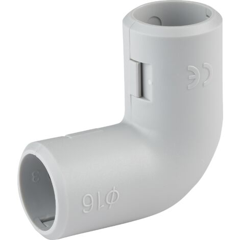 DEBFLEX - COUDE EQUERRE Ø16 MM GRIS SACHET DE 2 - 429244