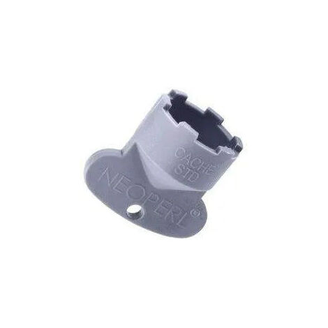 Clé plastique grise pour aérateur intégré mâle 24x100