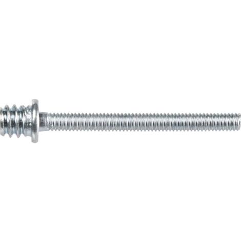 Fischer – Lot de 100 pattes à vis métaux 4x40mm – Fixation pour plaques de plâtre – Acier zingué blanc – Utilisation avec chevilles métalliques