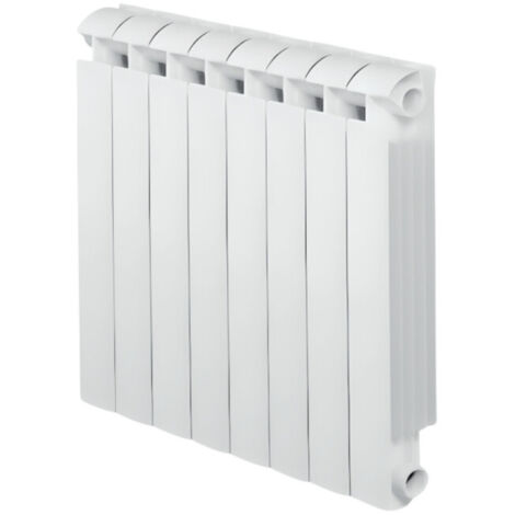 Radiateur fonte alu 1296W chauffage central 8 éléments KLASS 800 blanc