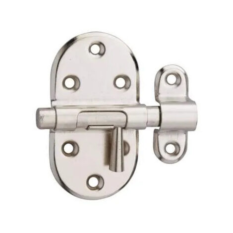 THIRARD - Verrou pour porte de meuble targette nickelée 35 mm (1/2)