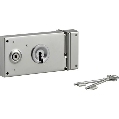 Verrou à Ressort 420/14 Mm Keymet - Pêne Rond Pour Porte Ou Grille - Neuf