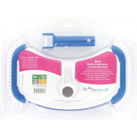 Balai haricot lesté + Brosses + Protection vinyle AQUALUX - 200158 (1/2)