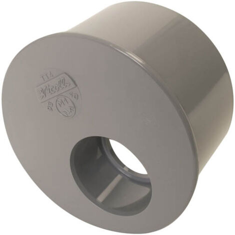 Nicoll – Tampon de réduction mâle-femelle Ø 93,6 mm – PVC lisse NF-M1 – Raccordement canalisations évacuation – Fabrication française