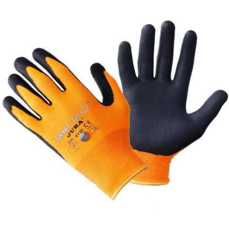 Gant enduit nitrile, compatible écran, tactile, pour travail de précision, taille 10 (1/3)