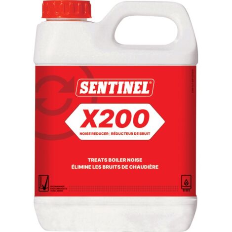 Sentinel – Détartrant X200 pour chaudière de chauffage central – Élimine le tartre et les bruits – Non acide et non corrosif – 1 L