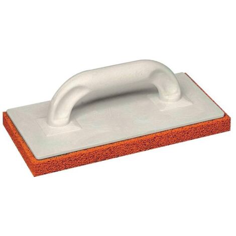Platoir à lisser grossier, av garniture caoutchouc éponge plastique L280xl140xS20 mm