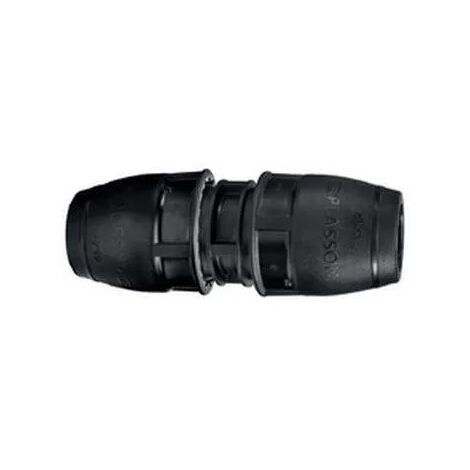 Plasson – Manchon de réparation universelle Ø19 à 22 mm – Raccord PE en polypropylène – Conforme norme ISO 14236 – Application eau potable