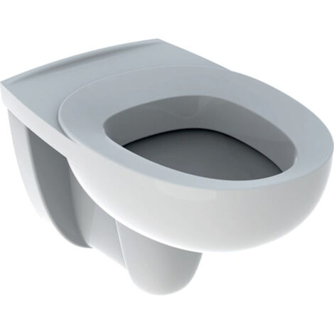 Geberit – Cuvette WC suspendue à trou creux – Compatible réservoirs à encastrer – Céramique blanche – Installation murale – 391500000
