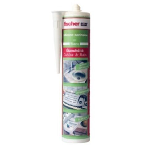 Cartouche silicone sanitaire translucide 310ml (1/2)