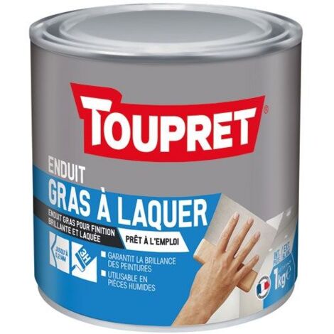 Toupret Magic' enduit murs degradés 12kg + couteau et rouleau à