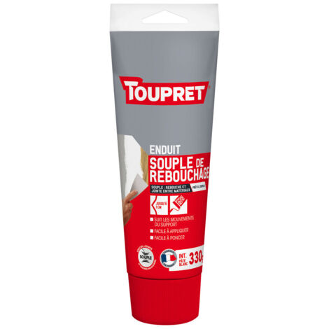 Enduit souple de rebouchage pour intérieur et extérieur, 330g, blanc (1/2)