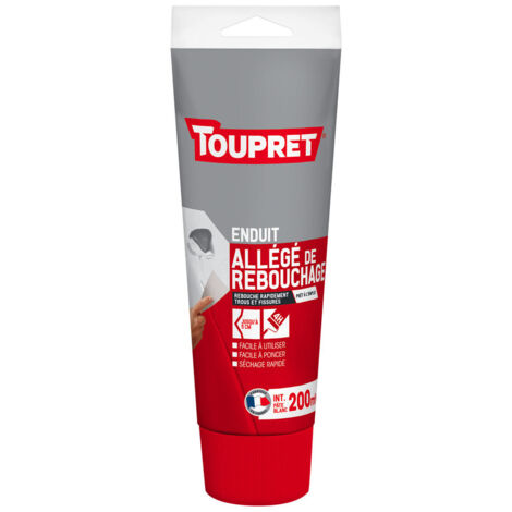 ENDUIT REBOUCHAGE PATE ALLEGE 200ML TUBE TOUPRET BCALTUB