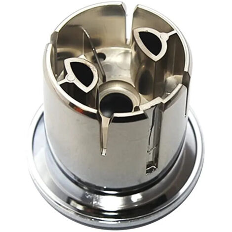 Bouton Poussoir Chasse D'Eau WC D1D Compatible Roca Réservoir AH0002100R - Acier Inoxydable Argent