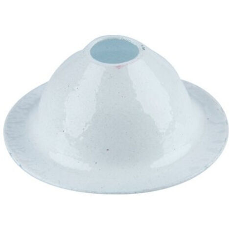 Rosace conique diamètre 14x32 mm, revêtement rilsan blanc, 50 pièces (1/2)