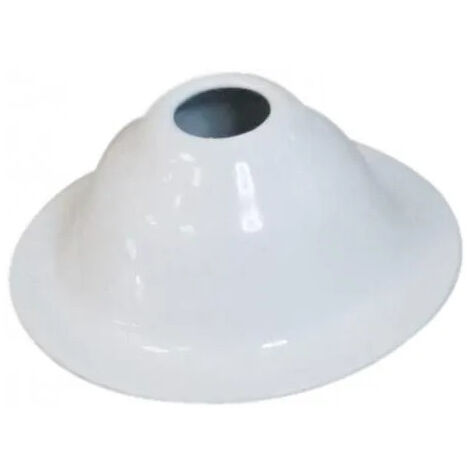Rosace conique diamètre 9x28 mm, revêtement rilsan blanc, 50 pièces (1/5)