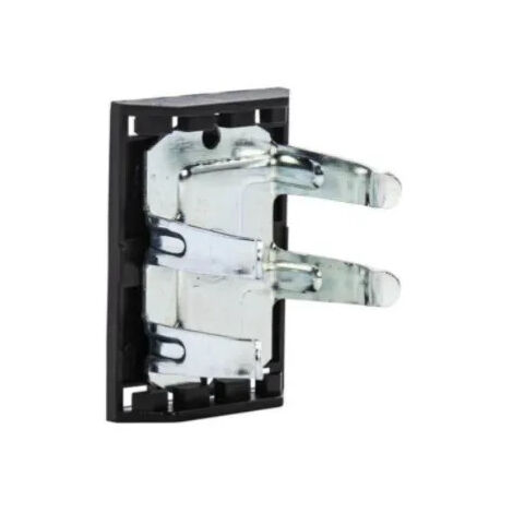 Lot de 2 clips de fixation de plinthe sur pied avec platine, diamètre 28 x H 55 mm x l 28 mm (1/2)