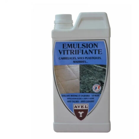 Emulsion vitrifiante plastiques carrelage incolore 1L Avel