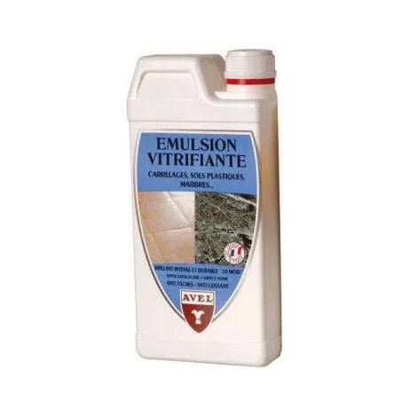 Emulsion vitrifiante plastiques carrelage incolore 1L Avel